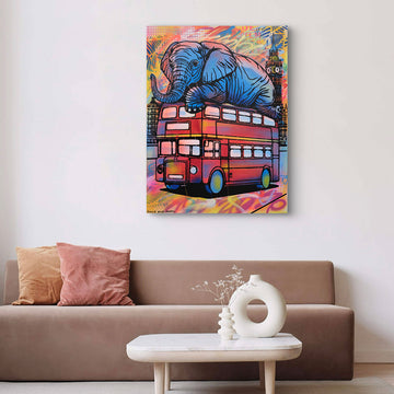 A Ticket to Ride All the Way (Original Painting)