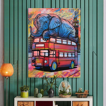 A Ticket to Ride All the Way (Original Painting)