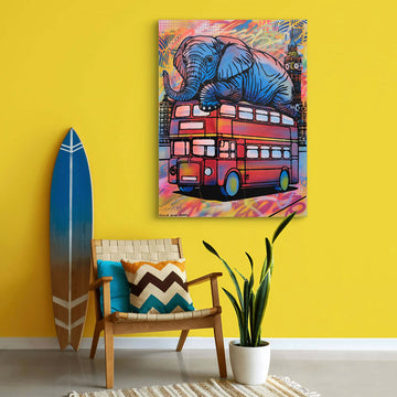 A Ticket to Ride All the Way (Original Painting)