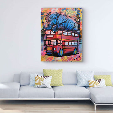 A Ticket to Ride All the Way (Original Painting)