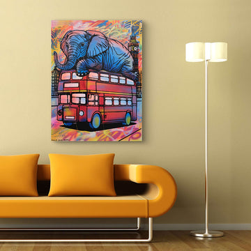 A Ticket to Ride All the Way (Original Painting)