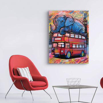 A Ticket to Ride All the Way (Original Painting)