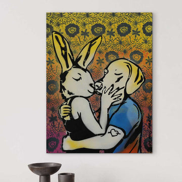A Very Cool Kiss (Original Painting)