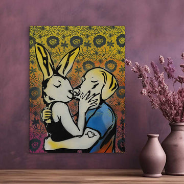 A Very Cool Kiss (Original Painting)