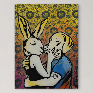 A Very Cool Kiss (Original Painting)