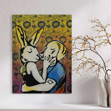 A Very Cool Kiss (Original Painting)