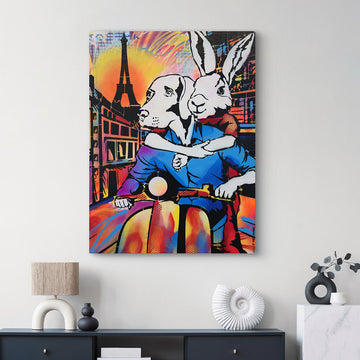 A Very Special Night in Paris (Original Painting)