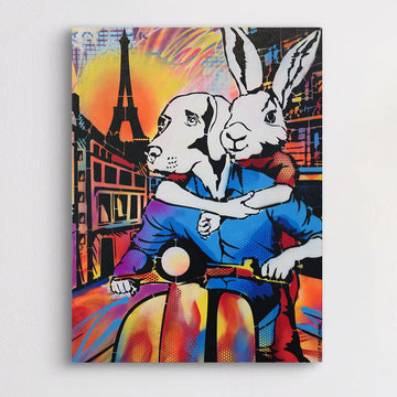 A Very Special Night in Paris (Original Painting)