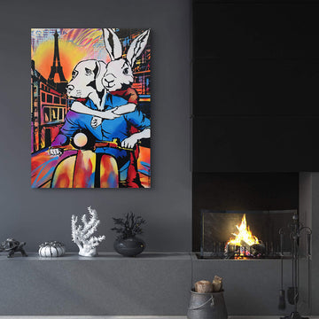 A Very Special Night in Paris (Original Painting)