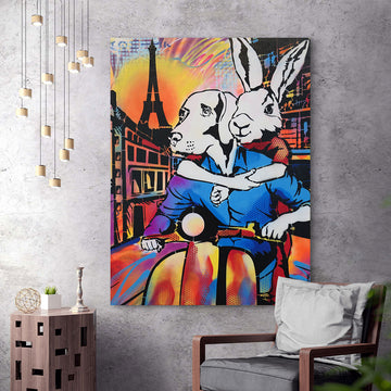 A Very Special Night in Paris (Original Painting)