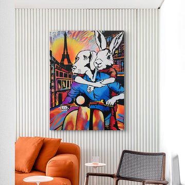 A Very Special Night in Paris (Original Painting)