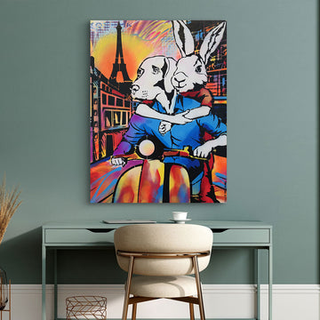 A Very Special Night in Paris (Original Painting)