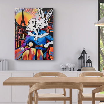 A Very Special Night in Paris (Original Painting)