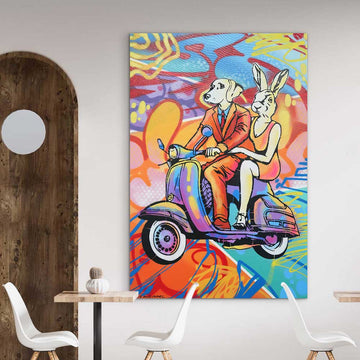 A World Filled with Love (Original Painting)