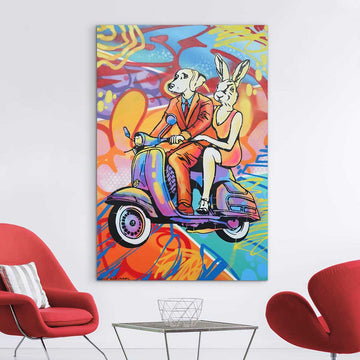 A World Filled with Love (Original Painting)