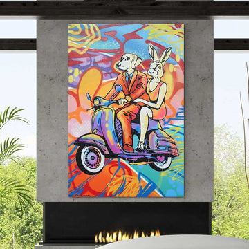 A World Filled with Love (Original Painting)