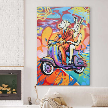 A World Filled with Love (Original Painting)