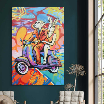 A World Filled with Love (Original Painting)