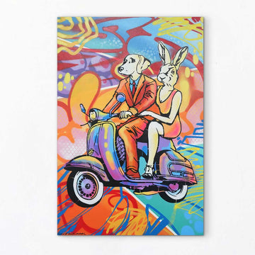 A World Filled with Love (Original Painting)