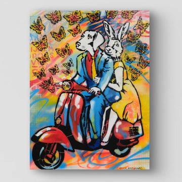 10PM Bull (Original Painting)