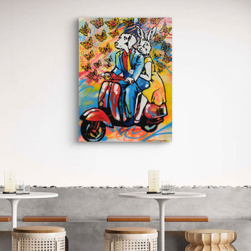 10PM Bull (Original Painting)