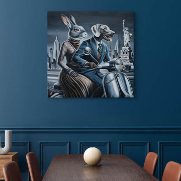 A Night Out on the Town (Original Painting)