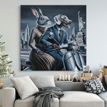 A Night Out on the Town (Original Painting)