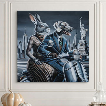 A Night Out on the Town (Original Painting)