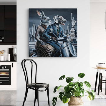 A Night Out on the Town (Original Painting)