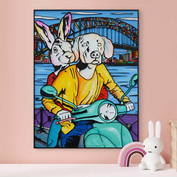 A Ride in Heaven (Original Painting)