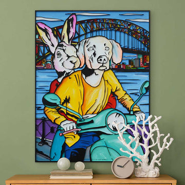 A Ride in Heaven (Original Painting)