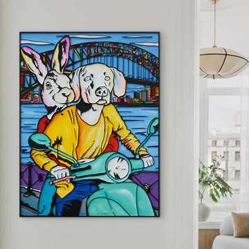 A Ride in Heaven (Original Painting)