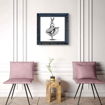 A Study for Marilyn Rabbitwoman (Giclee Canvas Print)