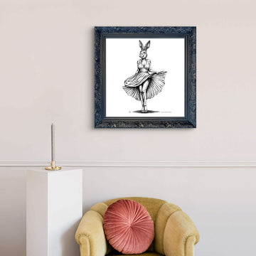 A Study for Marilyn Rabbitwoman (Giclee Canvas Print)