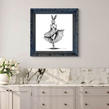 A Study for Marilyn Rabbitwoman (Giclee Canvas Print)