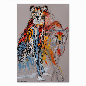 Aero, the Fading Cheetah (Original Painting)