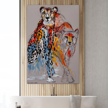 Aero, the Fading Cheetah (Original Painting)