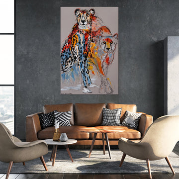 Aero, the Fading Cheetah (Original Painting)