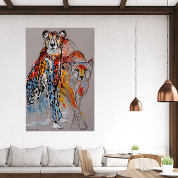 Aero, the Fading Cheetah (Original Painting)