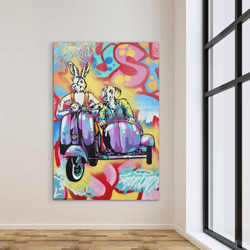 Always Side by Side (Original Painting)