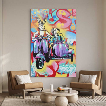 Always Side by Side (Original Painting)