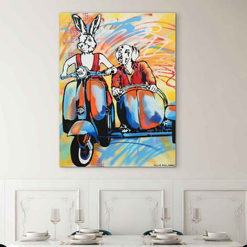 Always Together in Love (Original Painting)