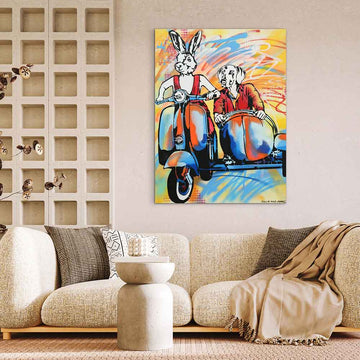 Always Together in Love (Original Painting)