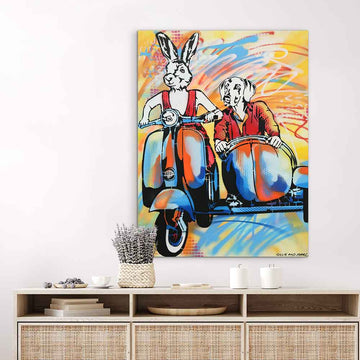 Always Together in Love (Original Painting)