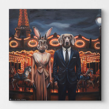 Around and Around, They Would Go (Original Painting)