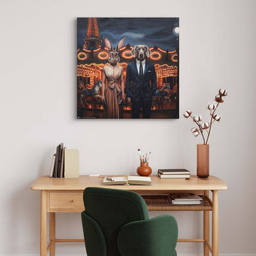 Around and Around, They Would Go (Original Painting)