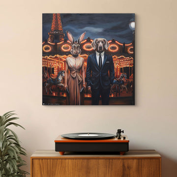 Around and Around, They Would Go (Original Painting)