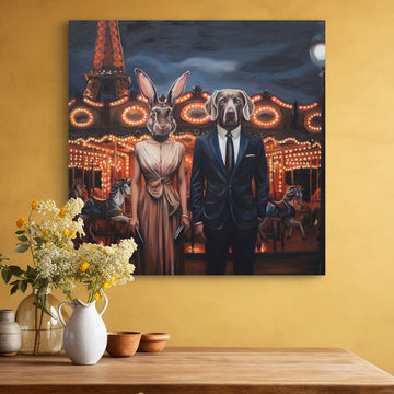 Around and Around, They Would Go (Original Painting)