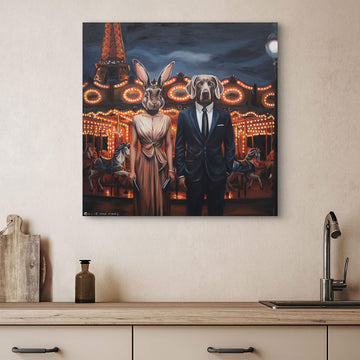 Around and Around, They Would Go (Original Painting)