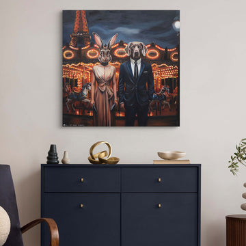 Around and Around, They Would Go (Original Painting)